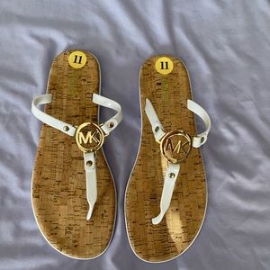 Michael Kors flip-flops size 11 brand new never worn